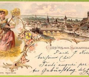 Lib7922 - SWITZERLAND - VINTAGE POSTCARD - Gruss aus Schaffhausen -1908