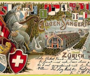 Lib7925 - SWITZERLAND - VINTAGE POSTCARD - Zurich - 1905, Embossed