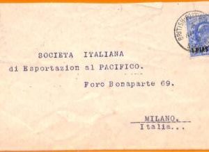 99938 - British Levant TURKEY - POSTAL HISTORY - COVER from CONSTANTINOPLE  1909