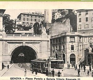 aa9313- CARTOLINA D'EPOCA  GENOVA Città : Galleria Vittorio Emanuele II