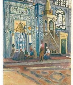 17862 - TURKEY - VINTAGE POSTCARD - COSTANTINOPLE - ISTAMBUL : ARTIST DRAWN