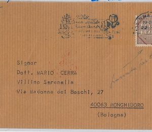 ITALIA REPUBBLICA  Storia Postale: FRANCOBOLLO FISCALE Regno usato su BUSTA 1975