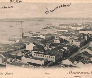 ac1549 - BRAZIL - VINTAGE POSTCARD  - Porto Alegre - 1904