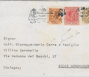 ITALIA REPUBBLICA  Storia Postale: MARCA DA BOLLO Regno usato su BUSTA 1975