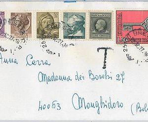 ITALIA REPUBBLICA - Storia Postale - FRODE POSTALE ! Bella !  1977
