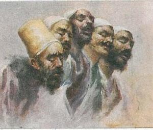 18000 -TURKEY - VINTAGE POSTCARD - COSTANTINOPLE - ISTAMBUL : ARTIST DRAWN