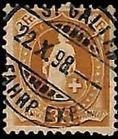 95021dC - SWITZERLAND  -  STAMP -   Yvert #  99 - Very Fine USED
