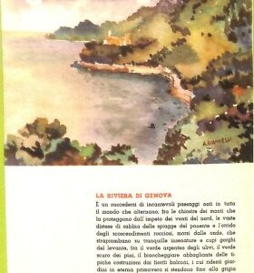 aa9332- CARTOLINA D'EPOCA  GENOVA Città : La Riviera di Genova