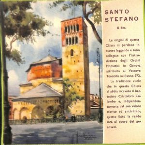 aa9336- CARTOLINA D'EPOCA  GENOVA Città : Santo Stefano