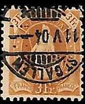 95021cB  - SWITZERLAND  -  STAMP -   Yvert #  99 -  USED