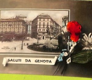 aa9342- CARTOLINA D'EPOCA  GENOVA Città : Piazza Corvetto