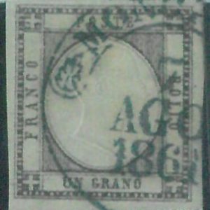 87831 - Antichi Stati - SARDEGNA - STORIA POSTALE: Sassone 19 - annullo MONOPOLI