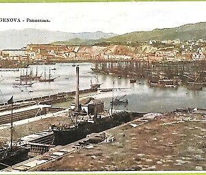 aa9343- CARTOLINA D'EPOCA  GENOVA Città