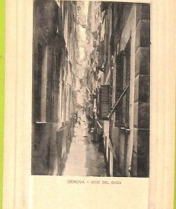 aa9344- CARTOLINA D'EPOCA  GENOVA Città : Vico del Duca