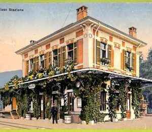 Lib7949 - SWITZERLAND - VINTAGE POSTCARD - Magliaso TRAIN STATION Stazione 1928