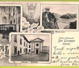 Lib7933 - SWITZERLAND - VINTAGE POSTCARD - Lugano - 1908