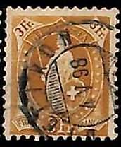 95021dB  - SWITZERLAND  -  STAMP -   Yvert #  99 - Very Fine USED