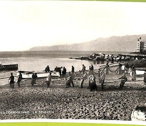 aa9359- CARTOLINA D'EPOCA  GENOVA Città : Cornigliano La Spiaggia