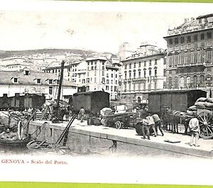 aa9363- CARTOLINA D'EPOCA  GENOVA Città : Scalo del Porto