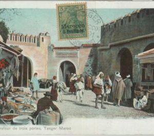 80196 -  German Marocco   MOROCCO  - VINTAGE POSTCARD -   Tanger  1901
