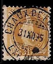 95021bA  - SWITZERLAND  -  STAMP -   Yvert #  80 -   Very Fine USED