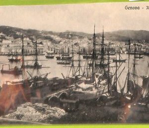 aa9401- CARTOLINA D'EPOCA  GENOVA Città : Il Porto