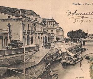ac1590 - BRAZIL - VINTAGE POSTCARD  -  Recife - 1904