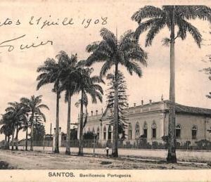 ac1635 -  BRAZIL - VINTAGE POSTCARD  - SANTOS - 1908