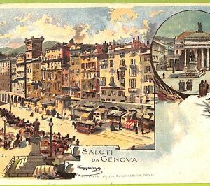 aa9410- CARTOLINA D'EPOCA  GENOVA Città