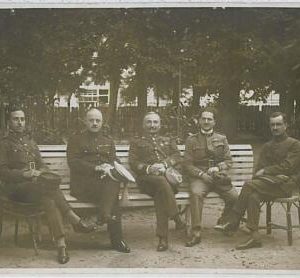37104-TURKEY-PHOTOGRAPH:Edirne TURKISH/GREEK commision forOTTOMAN RAILWAY 1922/3
