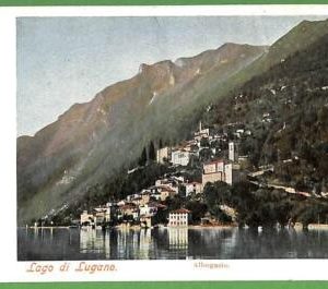 ah0362 -  SWITZERLAND - VINTAGE POSTCARD  -  Lake Lugano - Albogasio