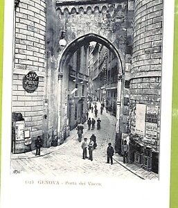 aa9414- CARTOLINA D'EPOCA  GENOVA Città : Porta dei Vacca