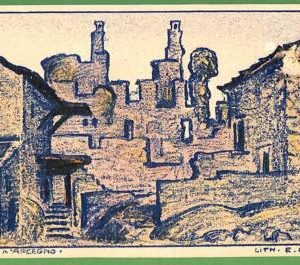 ah0385 -  SWITZERLAND - VINTAGE POSTCARD  - Ruine a "Arcegno"