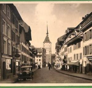 ah0391 -  SWITZERLAND - VINTAGE POSTCARD  - Aarau - 1937