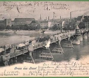 ah0397 -  SWITZERLAND - VINTAGE POSTCARD  - Gruss aus Basel - 1903