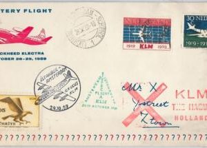 50136-NETHERLANDS Turkey -AIRMAIL 1st  FLIGHT COVER-KLM:Istambul/Amsterdam 1959