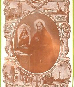 aa9425- CARTOLINA D'EPOCA  GENOVA Città Il Padre Santo e la Madonna delle Grazie