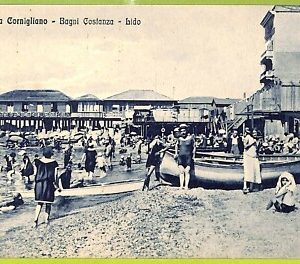 aa9432- CARTOLINA D'EPOCA  GENOVA Città : Bagni Costanza- Lido