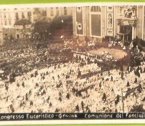 aa9433- CARTOLINA D'EPOCA  GENOVA Città :  Congresso Eucaristico