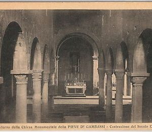 49653   CARTOLINA d'Epoca - FIRENZE provincia : Pieve di Gambassi