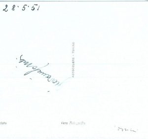 73041 - AUTOGRAFO - GIRO CICLISTICO ITALIA 1951: 9a tappa  - Giovanni CORRIERI