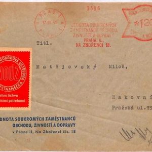ai4106 - Bohemia and Moravia - POSTAL HISTORY - Cover - Transport - 1941