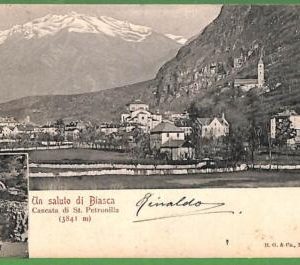ah0408 -  SWITZERLAND - VINTAGE POSTCARD  - Biasca - 1902