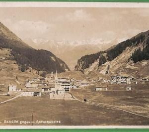 ah0417 -  SWITZERLAND - VINTAGE POSTCARD  - Bergun - Real Photo