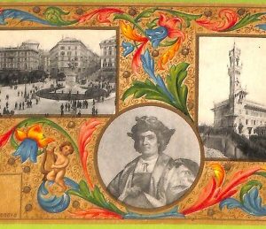 aa9451- CARTOLINA D'EPOCA  GENOVA Città : Proprietà Artistica E. Sborgi- Firenze