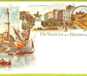 aa9455- CARTOLINA D'EPOCA  GENOVA Città
