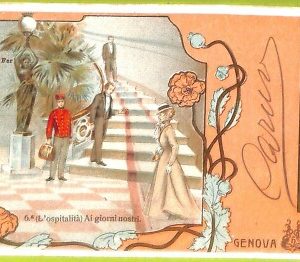 aa9457- CARTOLINA D'EPOCA  GENOVA Città  : Hotel de Londres
