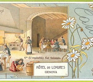 aa9458- CARTOLINA D'EPOCA  GENOVA Città  : Hotel De Londres