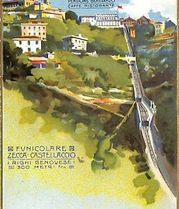 aa9472- CARTOLINA D'EPOCA  GENOVA Città : Rensione Beregardo