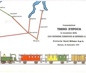 ai4113 - ITALY - POSTAL HISTORY - Postcard - Transport,TRAIN - 1974